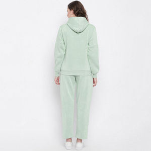 2026 New Arrival Premium <b>Lightweight</b> Women's Tracksuit High Quality Long Top <b>Hoodie</b> Customized Size Winter Solid Fleece Set - Product Image 2