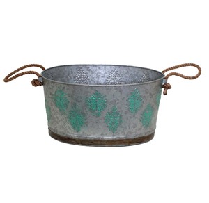 Seau à glace vintage style ferme pour boissons, idéal pour les événements intérieurs et extérieurs - Product Image 1