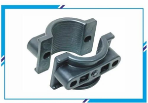 Premium double bolted clamp 2 inch medium duty pipe support connector for industrial piping applications <b>Terminals</b> - Product Image 2