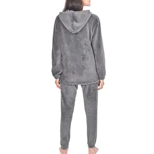 Chándal de invierno con capucha para hombre, de corte regular, antibacteriano, de forro polar sólido, hecho en Pakistán, con logotipo de calidad, ¡muy vendido! - Product Image 3