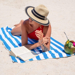 Toalla de Playa Turca Clásica de Alta Calidad, Personalizada, Libre de Arena, 100% Algodón Hipoalergénico, Sostenible, Comprimida, para Todas las Estaciones - Product Image 5