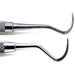 ชุดเครื่องมือผ่าตัดทางทันตกรรมสำหรับการรักษาโรคปริทันต์ ทำจากเหล็กกล้าไร้สนิมเกรดทางการแพทย์ ใช้สำหรับถอดเนื้อเยื่อและกระดูก  แบบสองชิ้น ได้รับการรับรองมาตรฐาน CE และ ISO - Product Image 6