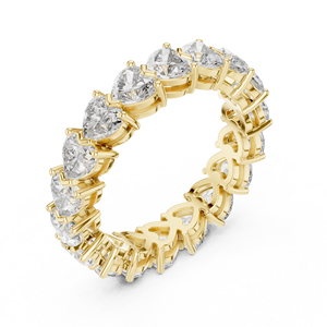 Weißgold-Moissanit-Ring mit ovalen und tropfenförmigen Steinen, Eclipse-Band, Brautschmuck, Geschenk - Product Image 6