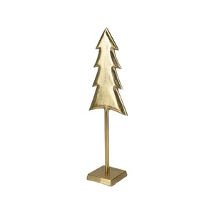 Metal Christmas Tree Pine Style Green <b>Leaves</b> Red Berries Tabletop Decor Indoor No <b>Lights</b> Included - Product Image 2
