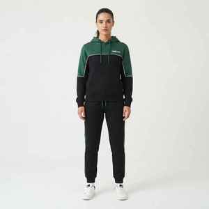 Women's Color Blocked Hooded Tracksuit <b>Set</b> With Pocket Regular Fit Sporty Style All Seasons <b>Knitted</b> 100% Cotton Pullover - Product Image 3