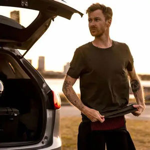 Cotton <b>Linen</b> <b>Shirt</b> <b>Men</b> Henley Neck Pocket Casual Beach <b>Short</b> <b>Sleeve</b> Solid Color Male Tops T-<b>shirts</b> Vintage Streetwear - Product Image 2