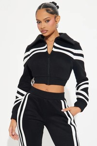 Custom Waterproof Hooded Reflective <b>Windbreaker</b> Tracksuit Set Women's <b>Black</b> Sportswear Lightweight Running Fitness Activewear - Product Image 3