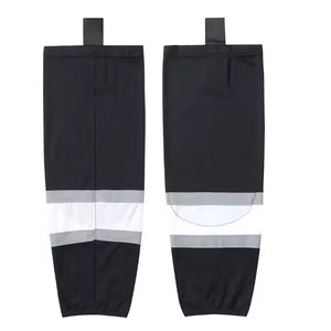 Chaussettes de hockey sur glace unisexes sur mesure, livraison en 1 semaine, vêtements de sport avec nom d'équipe OEM imprimé et sublimé pour adultes - Product Image 3