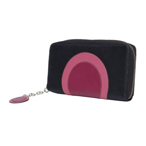 Custom Genuine Leather Women's Zip Around <b>Wallet</b> | RFID Blocking Leather Clutch <b>Wallet</b> | OEM ODM Ladies <b>Long</b> <b>Wallet</b> - Product Image 2