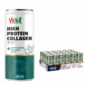 VINUT 320ml Collagen Coffee Drink Dairy Free Gluten Free Arabica Robusta Private Label OEM/ODM Factory Commercial Furniture - Product Image 1