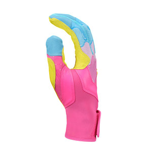 Guantes de Bateo de Béisbol con Impresión a Todo Color por Sublimación, para Adultos, Palma de Cuero Digital, Diseño Personalizado de Equipo, Correa de Muñeca, ODM OEM, MOQ Bajo - Product Image 3