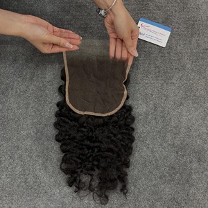 Luxury High Density Burmese Curly Lace HD 6by6 Vietnamese Human Hair Extensions HD Lace Front <b>Wigs</b> - Product Image 2