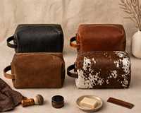 Sac de maquillage et de coiffure en cuir imperméable à fermeture éclair, de qualité supérieure, à prix abordable, durable, portable, dernier design, toutes les couleurs, tendance