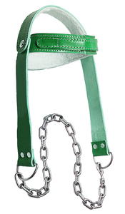 Arnés de Cabeza de Acero Inoxidable con Logotipo Personalizado en Colores Personalizados, Cuero PU Cómodo, Alta Calidad, Servicio OEM, Equipo de Fitness - Product Image 2