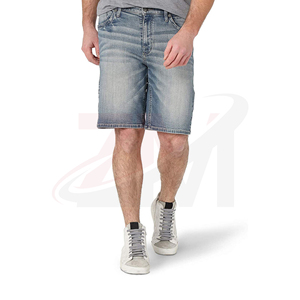 Men's Vintage-Style Black Loose Light Washed Denim Shorts High Waisted Wide Woven Windproof 100% Brand Quality - Product Image 4