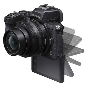 Appareil photo numérique hybride compact Z50 avec écran LCD rabattable pour selfies/vlogging |   Kit de 2 objectifs zoom - Product Image 1