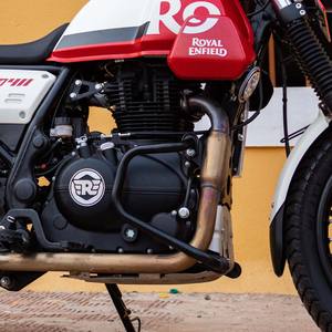 Protector de Motor Negro Compacto para Motocicleta Royal Enfield Himalayan 411, Piezas de Protección Contra Choques - Product Image 1