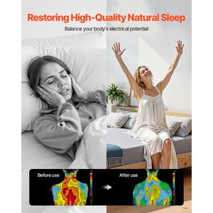 Lenzuola con messa a terra King Size, 95% cotone e 5% fibra di argento puro, lenzuola con angoli elasticizzati con cavo testato - Product Image 2