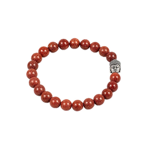 High Quality Red Goldstone Beads Buddha <b>Bracelet</b> Romantic Gift Fashion Charm Jewelry for Men Women Energy Meditation - Product Image 6