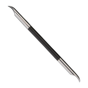 Pure Finish Stainless Steel <b>Nail</b> Cleaner And Cuticle Pusher <b>Tool</b> With Textured Grip For Better Control And Comfort - Product Image 3