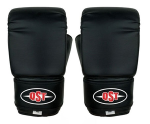 Guantes de Boxeo QST INTERNATIONAL de Cuero Genuino 12oz 16oz con Cierre de Gancho y Bucle, Protección Acolchada para Nudillos, para Saco de Boxeo Pesado - Product Image 3