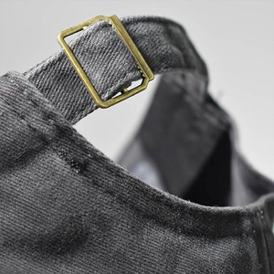 หมวกแก๊ปทรงเบสบอล 5 ชิ้น ผ้าฝ้าย คุณภาพสูง ระบายอากาศได้ดี กันน้ำ สีสันปรับแต่งได้ ไม่มีโครงสร้าง ปรับขนาดได้ ทรงเตี้ย - Product Image 5