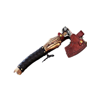 Handmade Viking Style Decorative <b>Axe</b> with <b>Wooden</b> Handle for Outdoor Use Collection Viking <b>Axe</b> With Customized Color And Size - Product Image 6