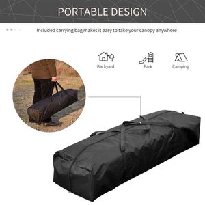 Tenda Pop-up Blu per Feste con 4 Pareti Laterali, Gazebo 10 X 20 per Matrimoni - Product Image 5