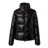 Jaket Musim Dingin Wanita Ukuran Besar EverGlide 2026 Model Parka Berkerudung Anti Angin Anti Air Ramah Lingkungan