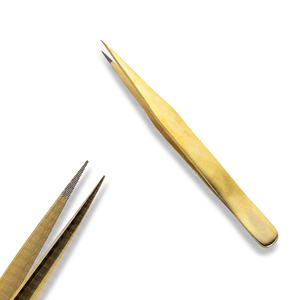 Pinzas de Extensión de Pestañas OEM Premium con Puntas Finas Antiestáticas, Pinzas de Aislamiento para Artistas de Pestañas con Logotipo Personalizado - Product Image 4