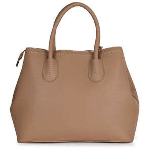 Sac fourre-tout spacieux en cuir véritable pour femme, personnalisable avec logo, idéal pour le shopping et les voyages – Meilleure vente - Product Image 4