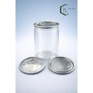 330ml for Clear Plastic PET <b>Can</b> Bottle Cylinder Seaming Rim OEM Vietnam Factory for Beverage Packaging for Milk Tea <b>Coffee</b> Juice - Product Image 4