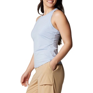 Débardeurs de sport personnalisés pour femmes, respirants, en coton tricoté et élasthanne, col en V, style streetwear uni - Product Image 4