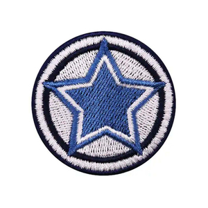 Premium Custom Heat Press Patches Embroidered Fabric Badges <b>Iron</b> <b>On</b> Clothing Patches Heat Transfer Apparel Accessories OEM - Product Image 1