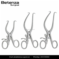 Premium Manual Gelpi Self Retaining Retractor German Stainless Steel Sharp Prongs Ratchet Lock Finger Ring Handle Orthopedic