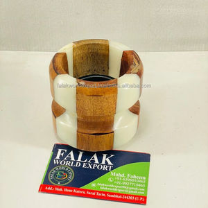 Brûleur d'encens en bois de résine, design artistique fait main, parfait pour le yoga, le spa, la prière, la méditation et l'usage aromatique quotidien à la maison. - Product Image 3