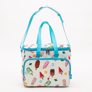 Bolsa térmica para el almuerzo con diseño de helado, plegable, aislante, de gran capacidad - Product Image 3