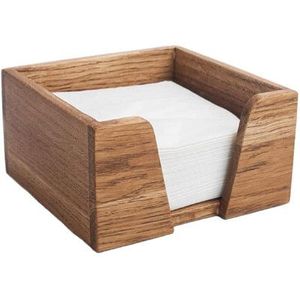 Boîte à mouchoirs en bois contemporaine, élégante boîte à serviettes pour la maison, le bureau, la table, organisateur moderne, accessoire décoratif - Product Image 1