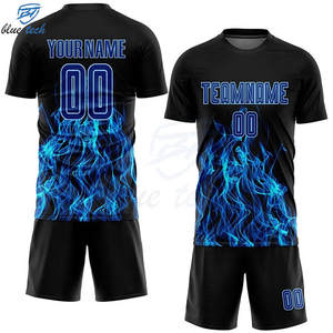 ชุดฟุตบอลสั่งทำขายส่ง ชุดยูนิฟอร์มฟุตบอล ชุดฝึกซ้อม เสื้อและกางเกงฟุตบอลแบบซับลิเมชั่น พร้อมพิมพ์โลโก้ - Product Image 6