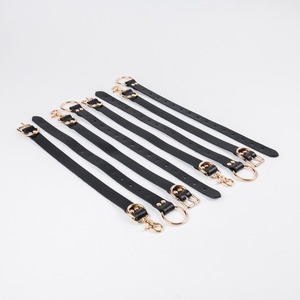 High Quality Genuine Leather Bed Restraints <b>Bondage</b> Straps Adjustable Ankle Cuffs Fetish Adult Supplies RTTS-0114 - Product Image 2