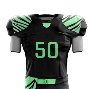 Uniforme de Fútbol Americano Transpirable de Manga Corta con Estampado, Nuevo Diseño, Ropa de Práctica Unisex, Superventas - Product Image 5