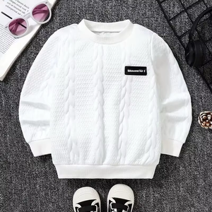 Pull en acrylique rayé pour garçons, collection automne, léger, respirant, en maille confortable, idéal pour une tenue décontractée toute la journée - Product Image 6