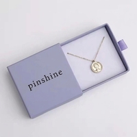 Boîte d'emballage de bijoux en velours avec tiroir à ruban vintage, durable et économique, pour boucles d'oreilles, colliers et bagues – Vente en gros