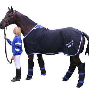 首のない馬のフリースの敷物 | 馬のための軽量安定した敷物 | 通気性のある冬の馬の敷物 | 乗馬フリースクーラーブランケット - Product Image 1