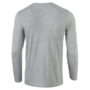 Pull à col rond à manches longues pour homme, couleur unie, tricot en coton, haut décontracté, coupe régulière, style chinois brodé, hiver - Product Image 1