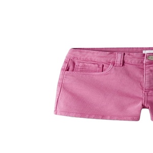 Pantalones Cortos Casuales de Verano para Niñas, Transpirables, Ecológicos, de Secado Rápido, Ligeros, de Algodón Twill, Pierna Recta, Cintura Ajustable con Botones - Product Image 3