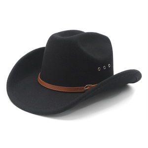 Sombrero Vaquero Estilo Occidental Americano de Moda, 100% Poliéster, para Viaje, Verano, Casual, Suave, Tejido de Alta Calidad - Product Image 3