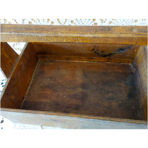 <b>Rustic</b> Wooden Storage Caddy Vintage <b>Desk</b> Organizer Box Wholesale Decorative Wood Tote Basket with Handle for Home Wooden Caddy - Product Image 4