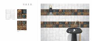 Carreaux muraux en céramique blanche 300x300mm, finition mate, pour salle de bain intérieure, lot décoratif - Product Image 5