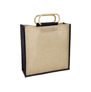Fourre-tout en lin biodégradable écologique Nouveau sac d'épicerie en jute pour fruits et légumes Fabricant en gros de toile - Product Image 1